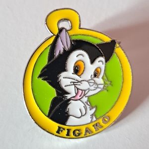 Disney trading pin Figaro Cat and Collar